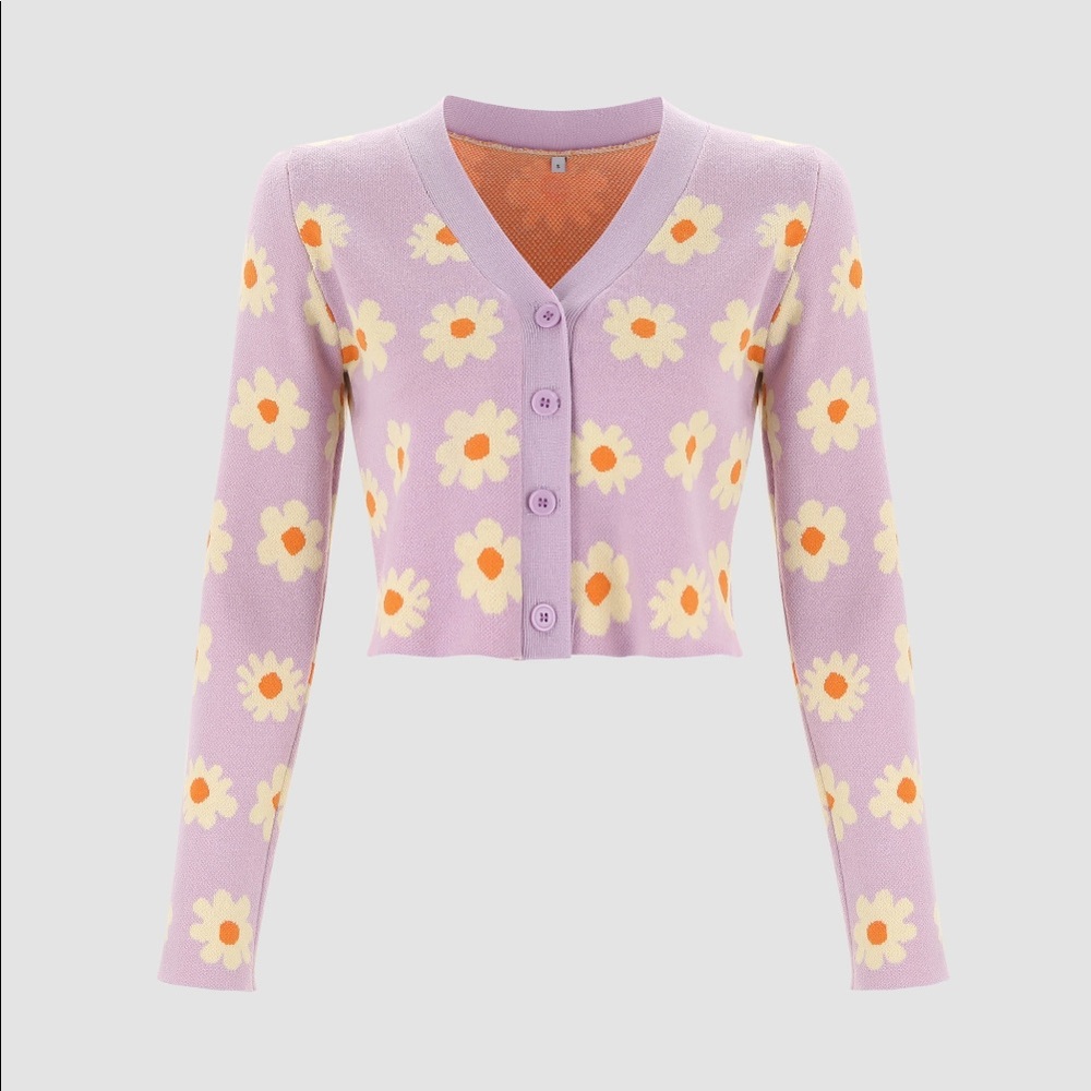 Floral cardigan